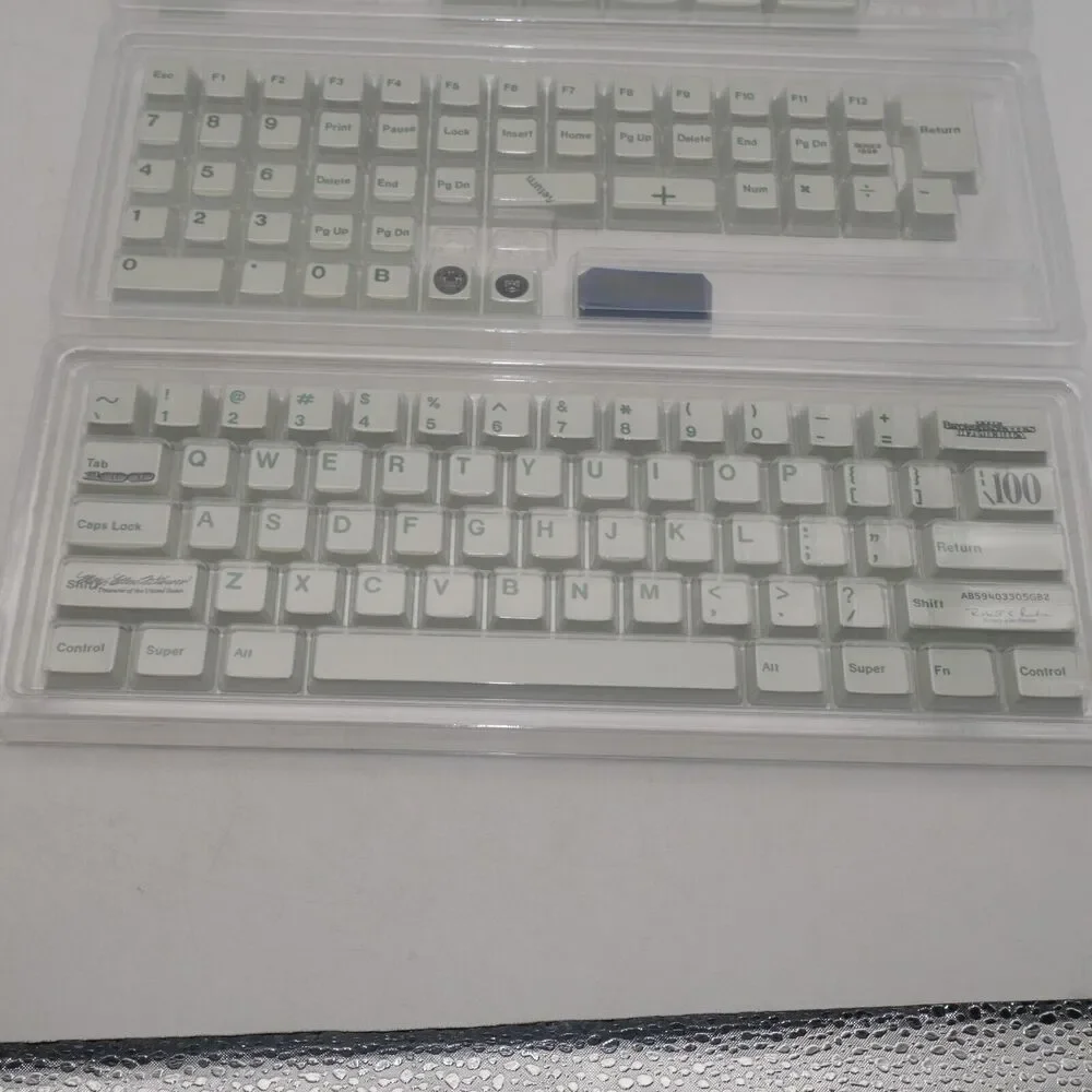 NEW PBT Keycaps Set Cherry Profile US Dollar Element Color Change Ink 135 Keys
